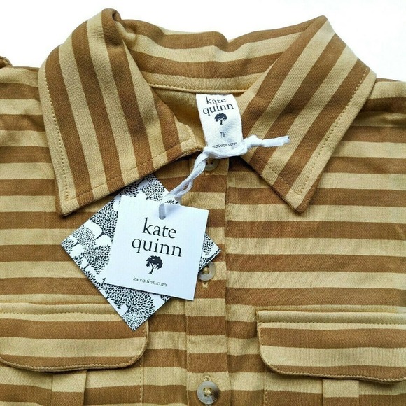 New Kate Quinn Military Top 7 Mustard - Picture 3 of 3